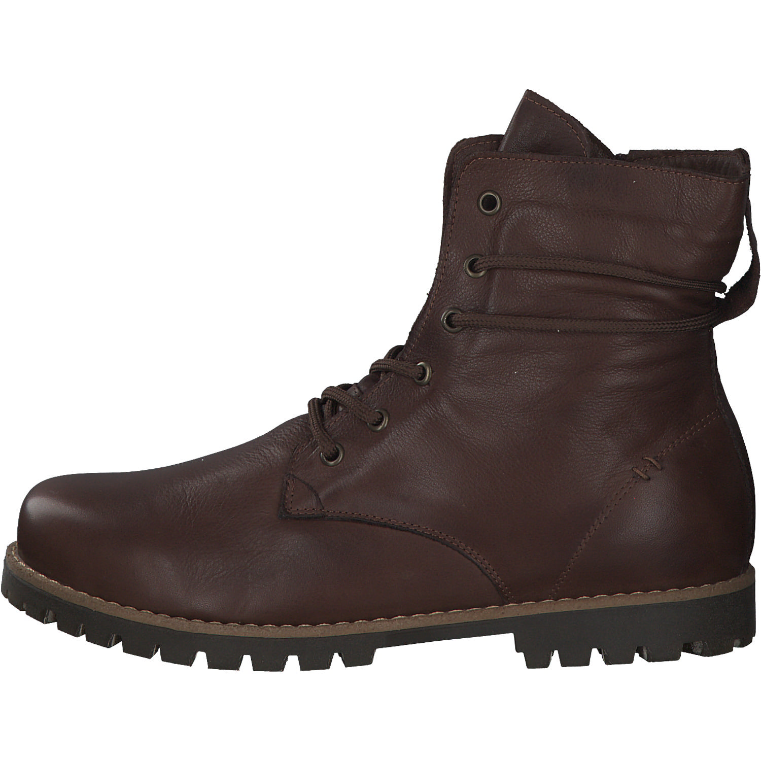 Esgano 0342870, Schnürstiefeletten, Damen, Braun (Mokka)