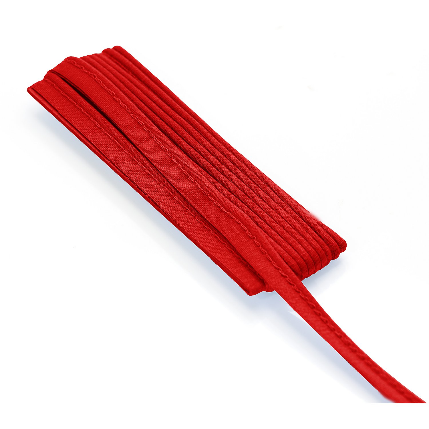 buttinette Jersey-Paspelband, rot, 3 mm Ø, 3 m