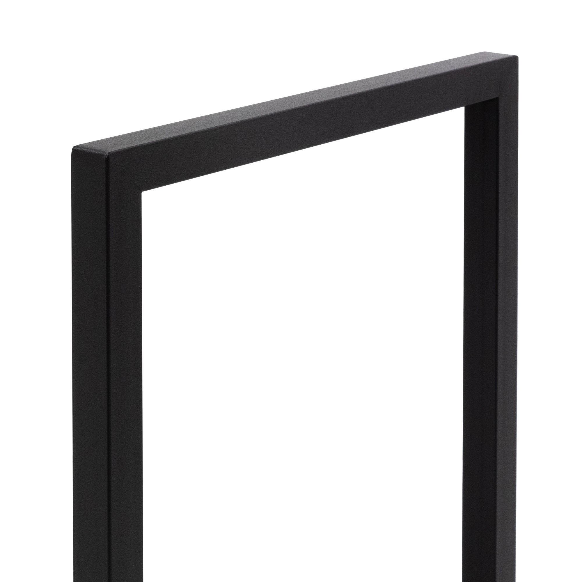 ML-DESIGN Kaminholzregal Brennholzregal Holzaufbewahrung Kaminholzständer Kaminholzhalter, BxTxH:40x30x50 cm, Dunkelgrau 40x50x30cm rechteckig Metall Innen/Außen