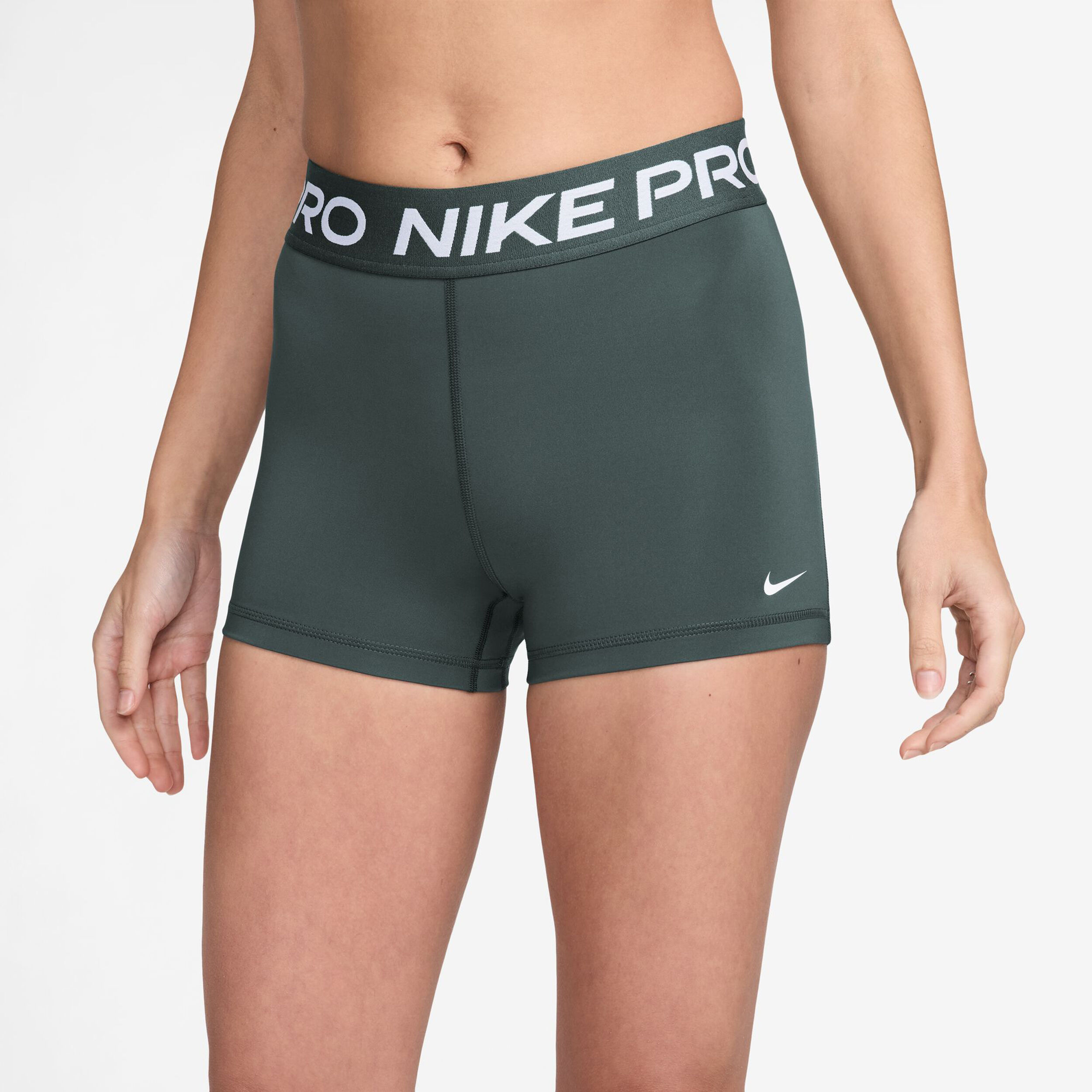 Pro 365 3in Shorts Damen - Grün, Weiß