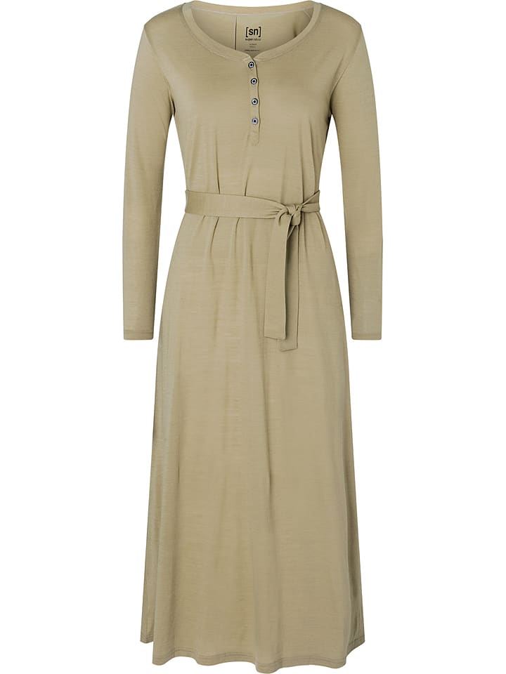 super.natural Kleid in Oliv günstig kaufen