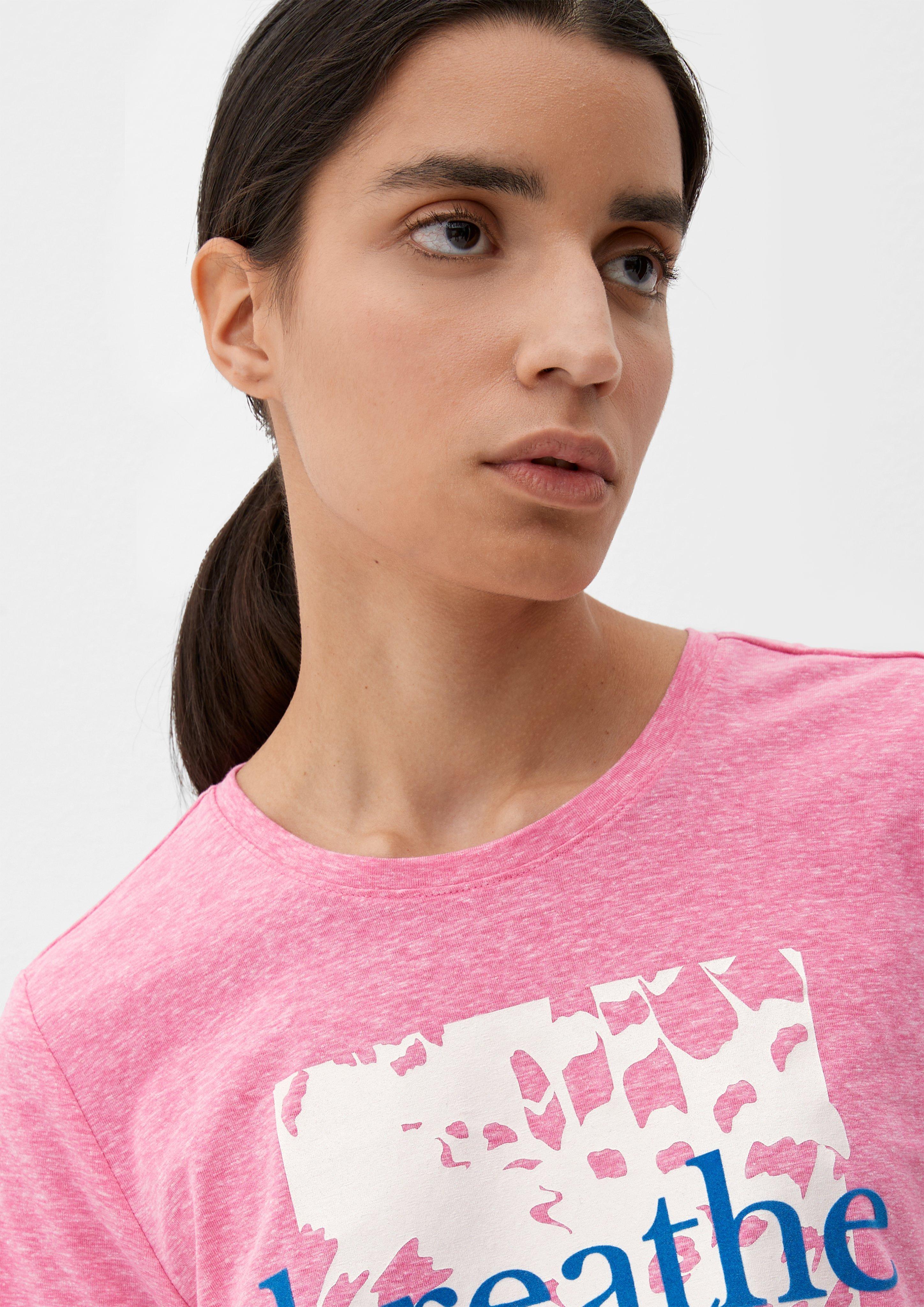 T-Shirt mit Frontprint  2130680-44D0