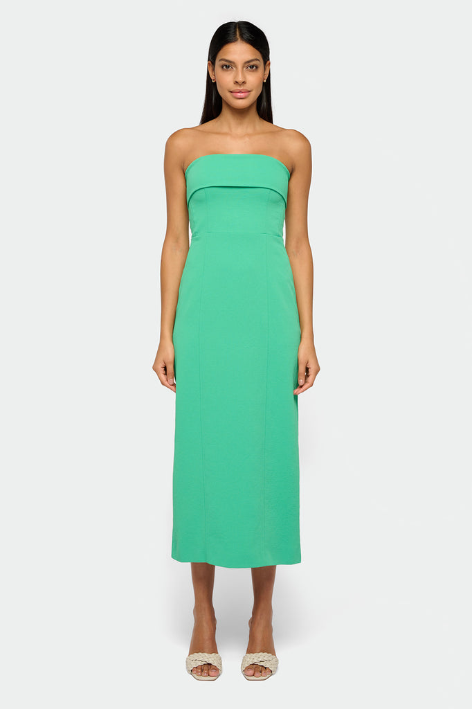 Robe Midi Bustier Oyster