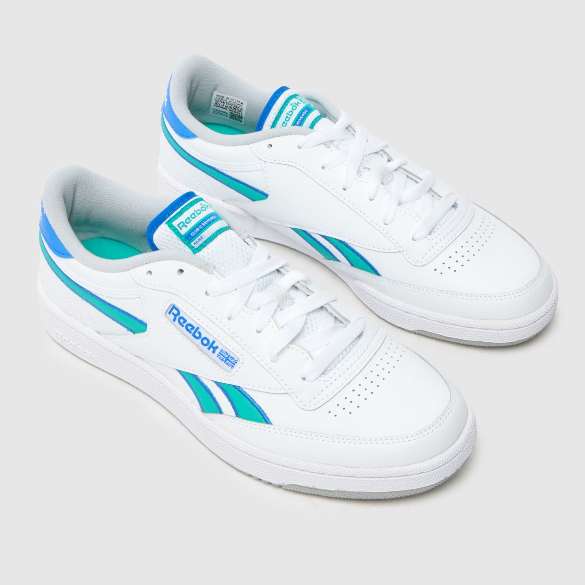 Reebok Club C Revenge – Vita och blå träningsskor
