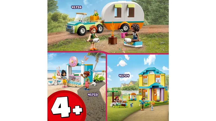 LEGO Friends 41724 Paisleys Haus, Puppenhaus mit Mini-Puppen ab 4 Jahren