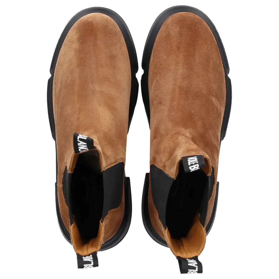 VOILE BLANCHE - Chelsea Boots TANKY BEAT Veloursleder - braun