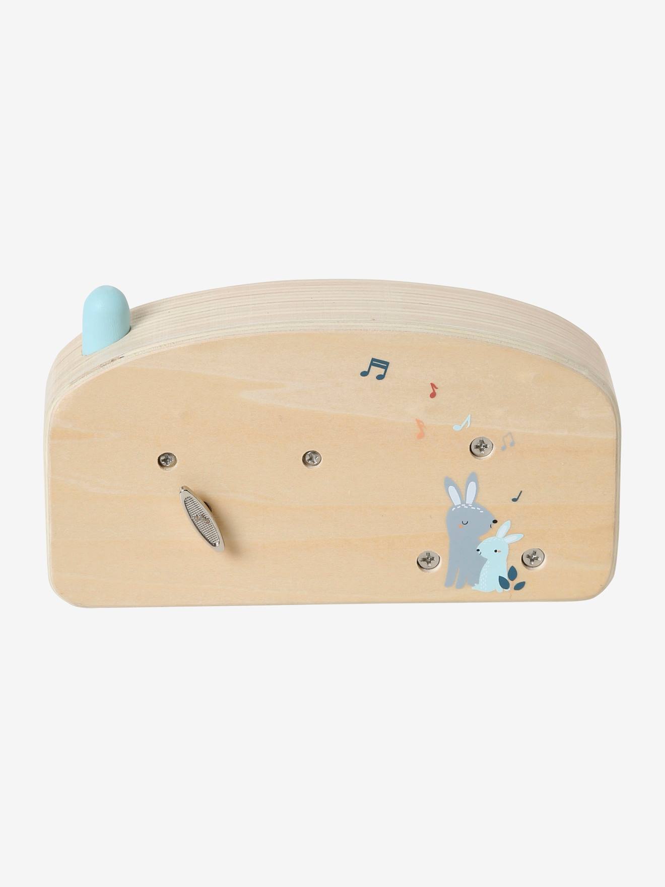 Vertbaudet Baby Spielzeug-Radio WALDFREUNDE, Holz-FSC - natur