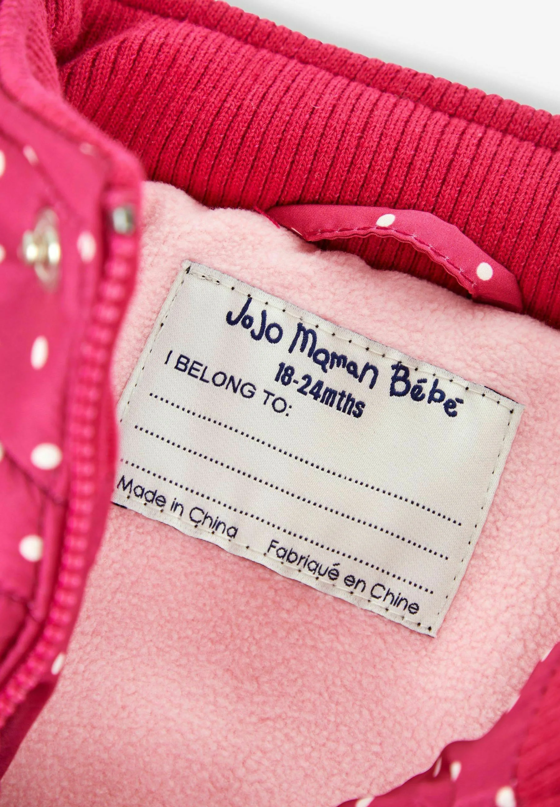JoJo Maman Bébé UNICORN PRINT PUFFER - Abrigo de invierno