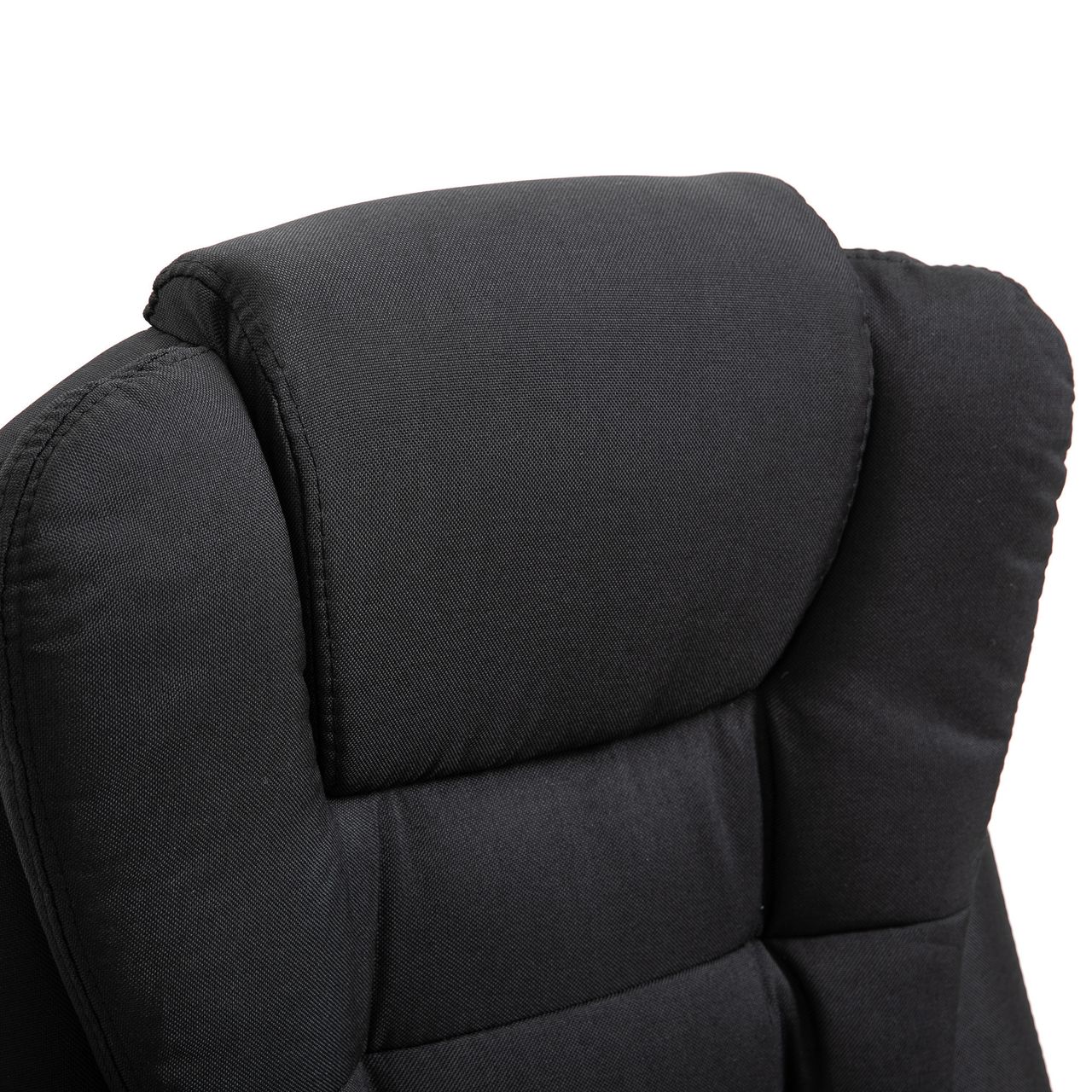 Vinsetto Massagesessel Chefsessel mit Massagefunktion höhenverstellbarer Drehstuhl ergonomischer Gamingstuhl Bürostuhl massage Schwarz 68 x 72 x 110–120 cm