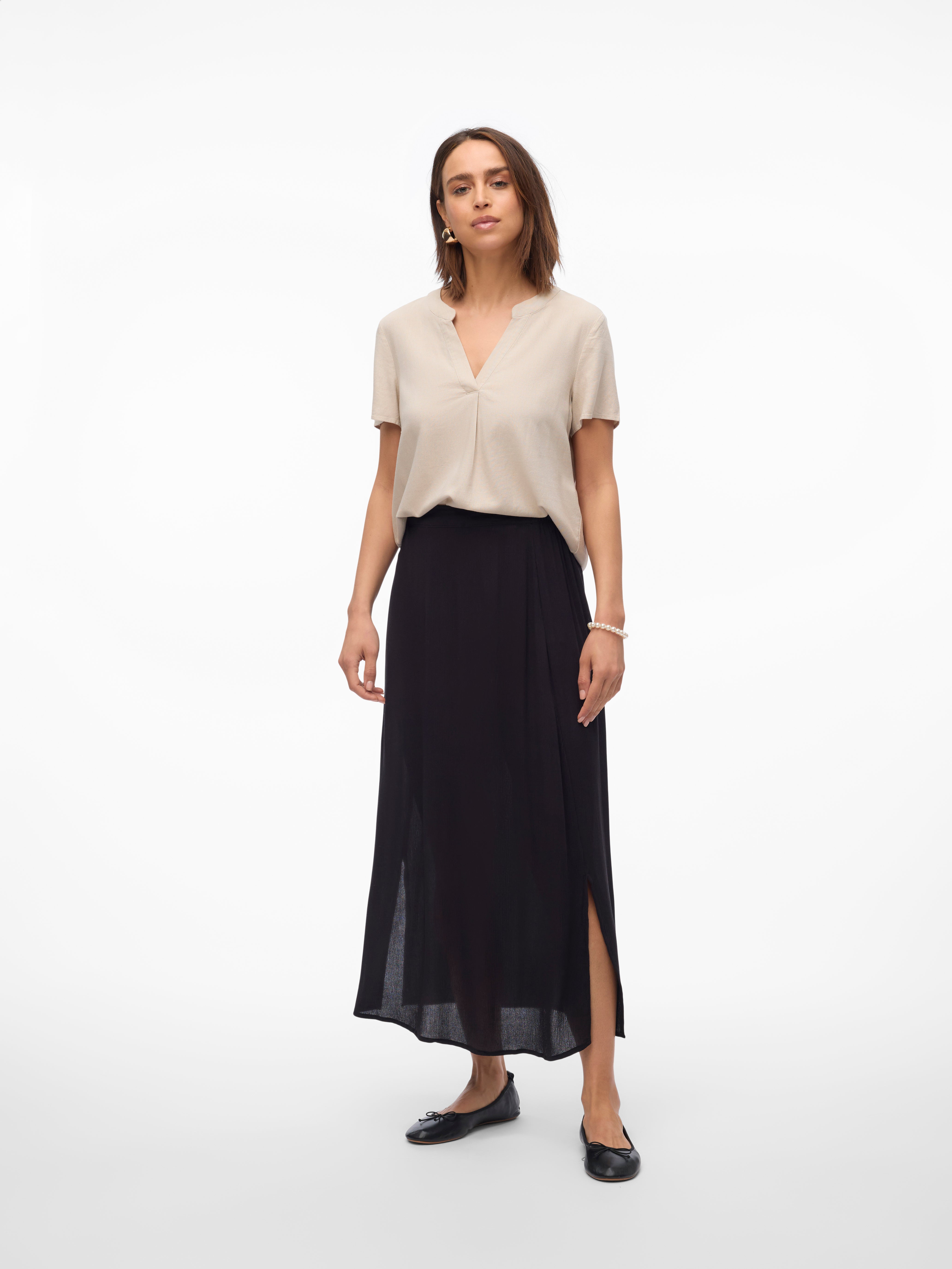 VMMENNY Mittlere Taille Langer Rock