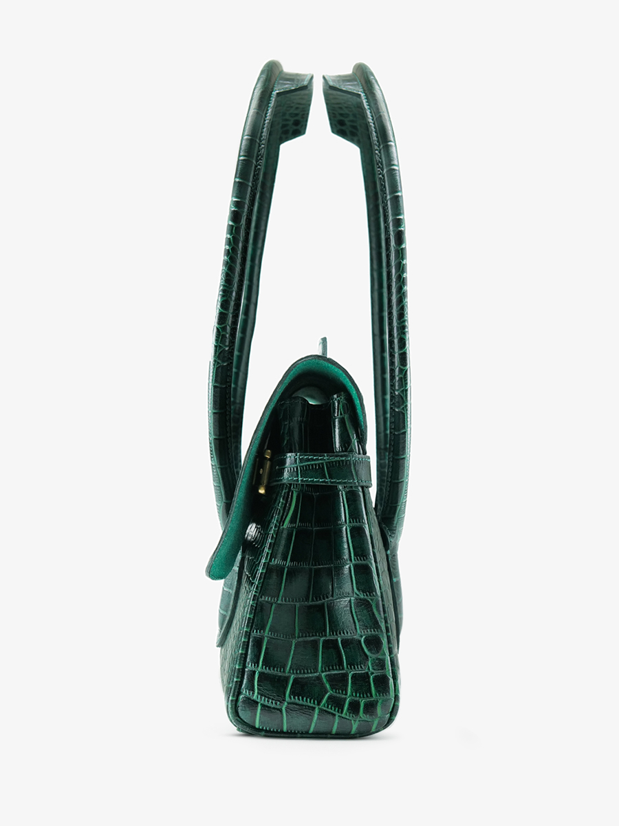 Colette S Alligator - Malachite