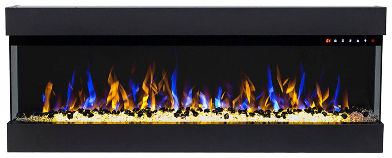 GLOW FIRE Elektrokamin Insert 36, täuschend echte Flamme - Multicolor LED-Technik, Heizfunktion 1600W