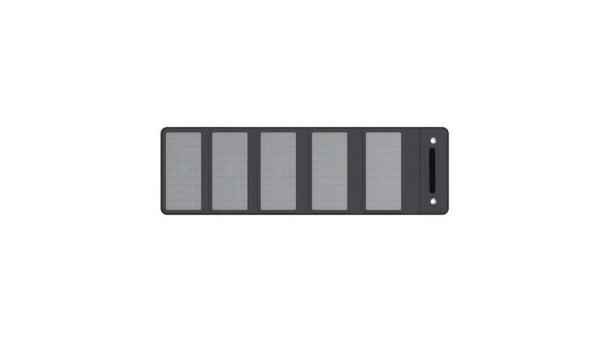 XLayer Powerbank 15W Wireless 10.000 mAh mit 2-in-1 Solarpanel Black