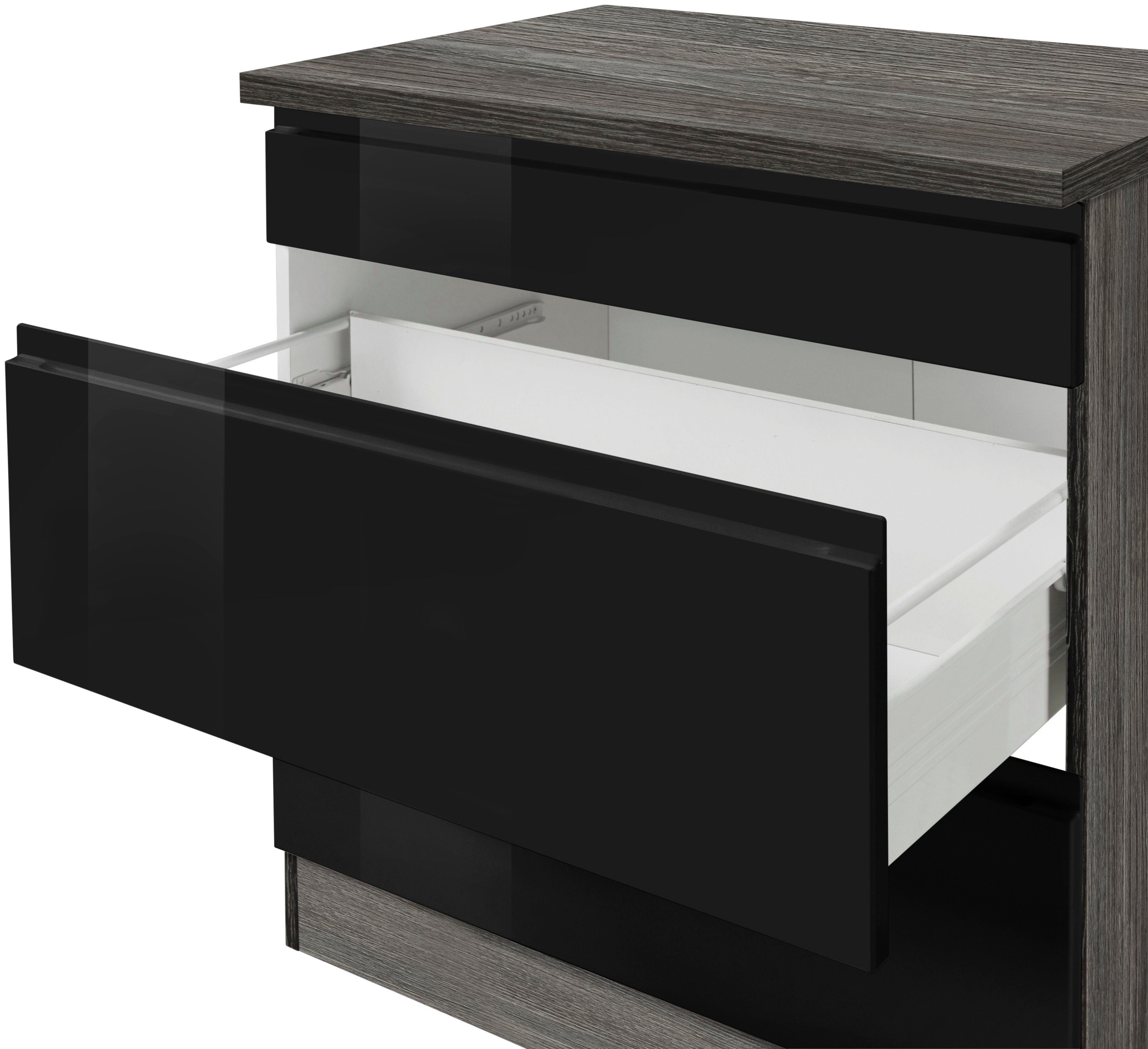 HELD MÖBEL Küche Virginia, Breite 390 cm, mit Glaskeramik-oder Induktionskochfeld