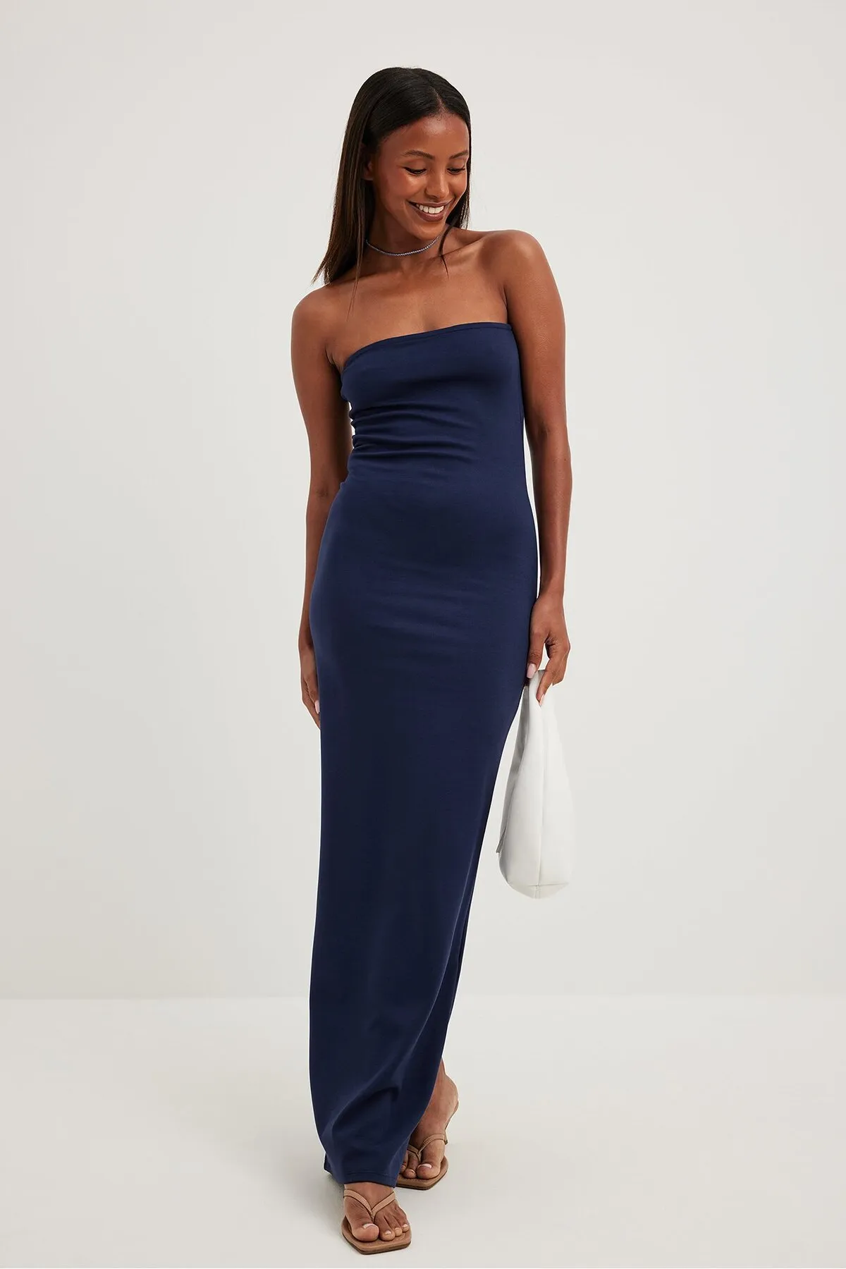 NA-KD  Schlauch-Maxikleid aus Jersey