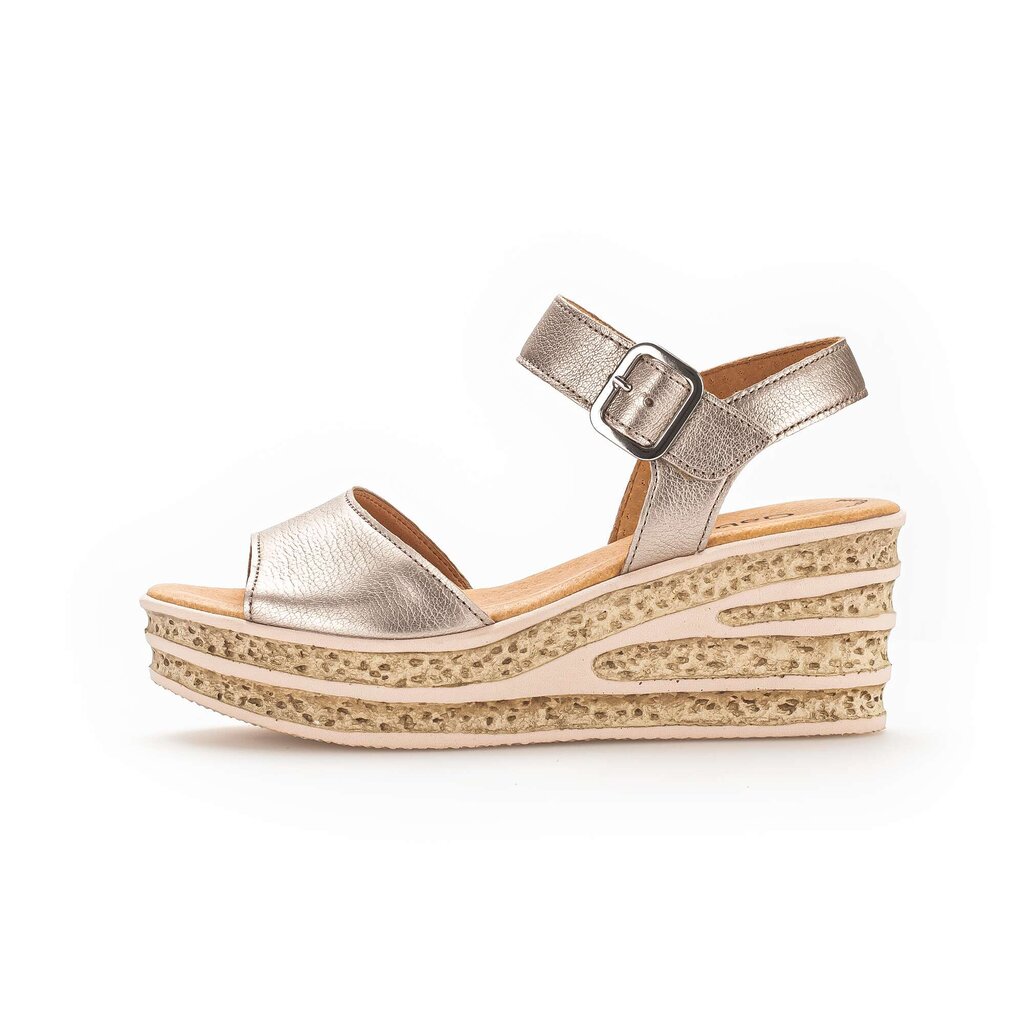 Gabor fashion Keilsandalette beige
