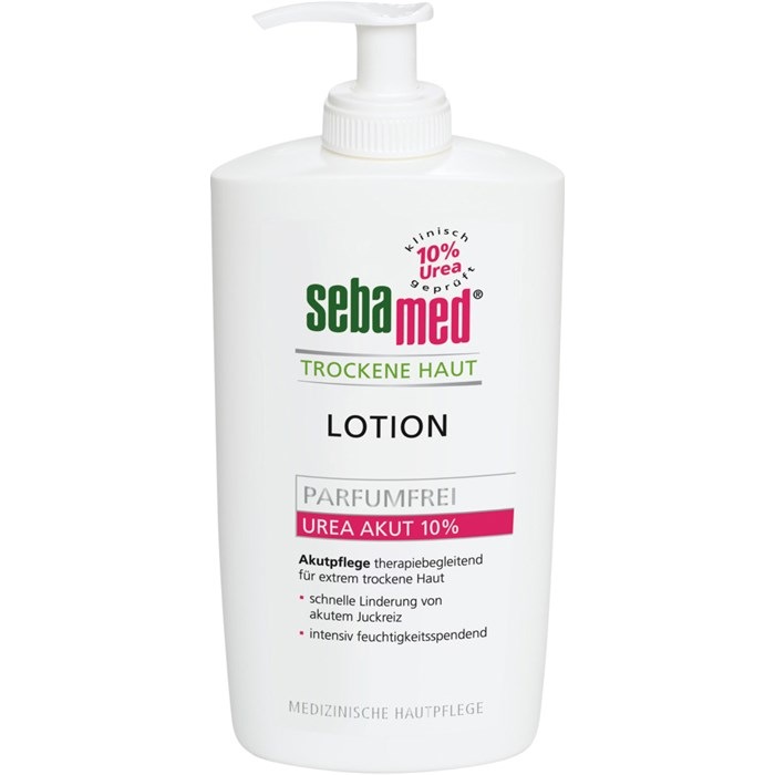 Trockene Haut Lotion Urea Akut 10% Parfümfrei