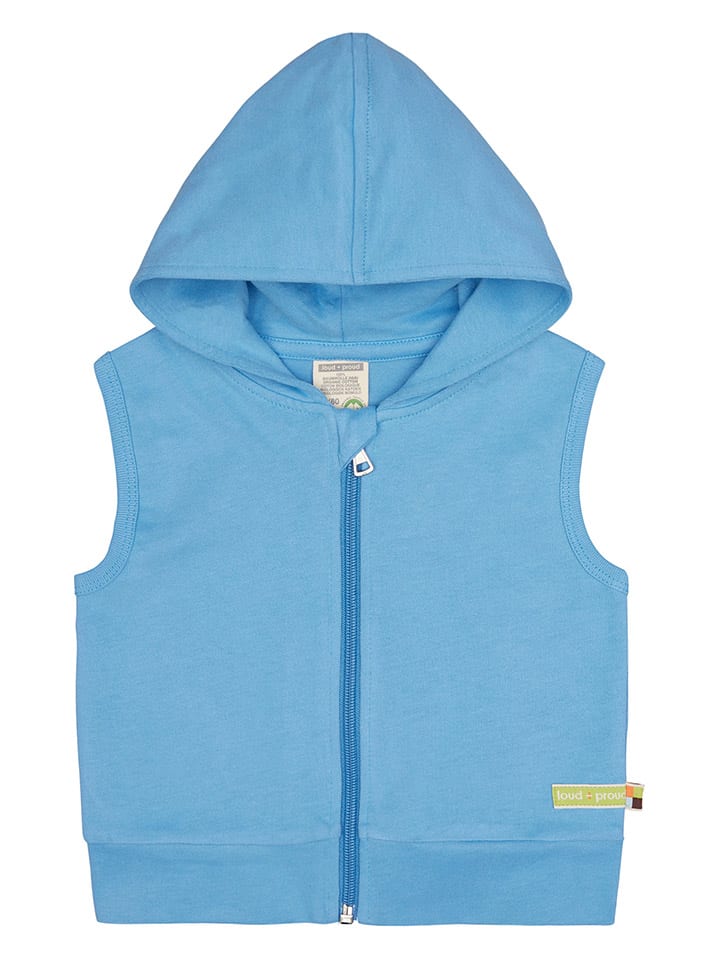 loud   proud Sweatweste in Hellblau günstig kaufen