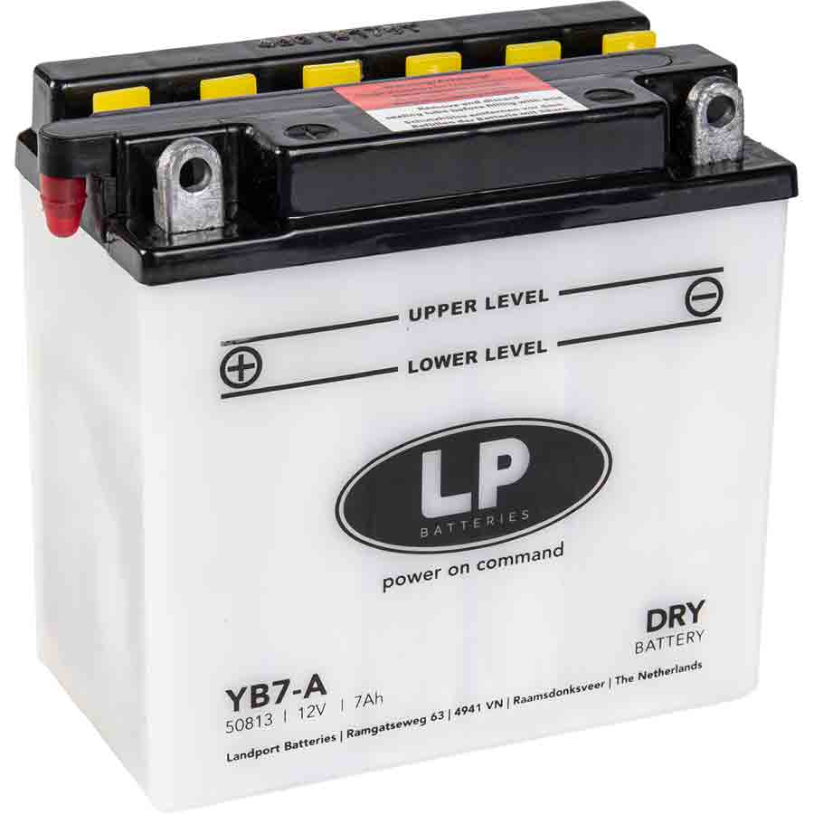 Landport YB7-A,CB7-A Motorrad Batterie inkl. Befüllung Batteriesäure, 12V, 8Ah - ATU