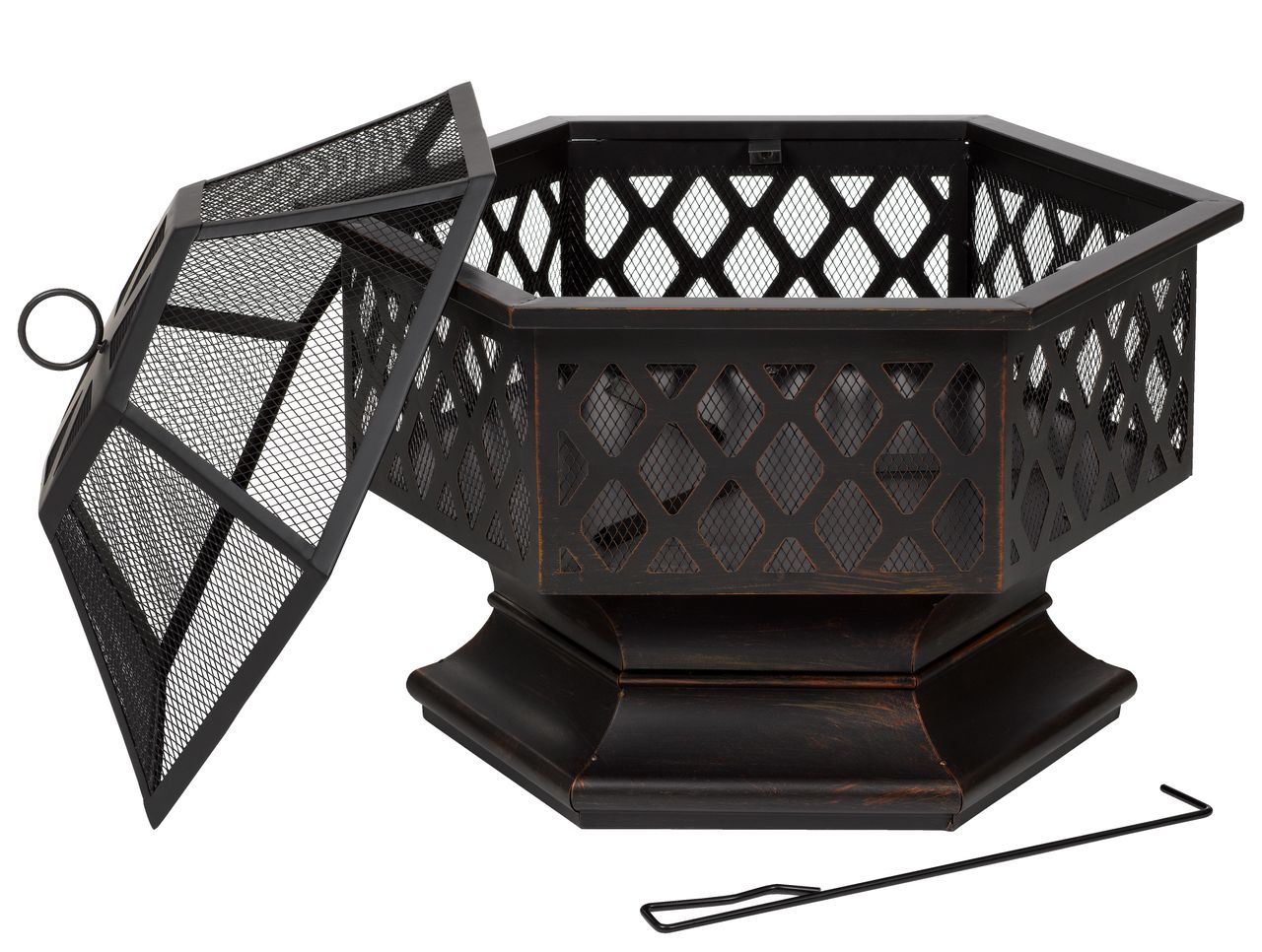Tepro Feuerstelle Farview, Bronze Optik