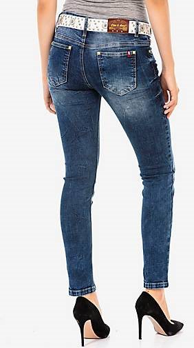 Cipo & Baxx Jeans im lässigen Used Look