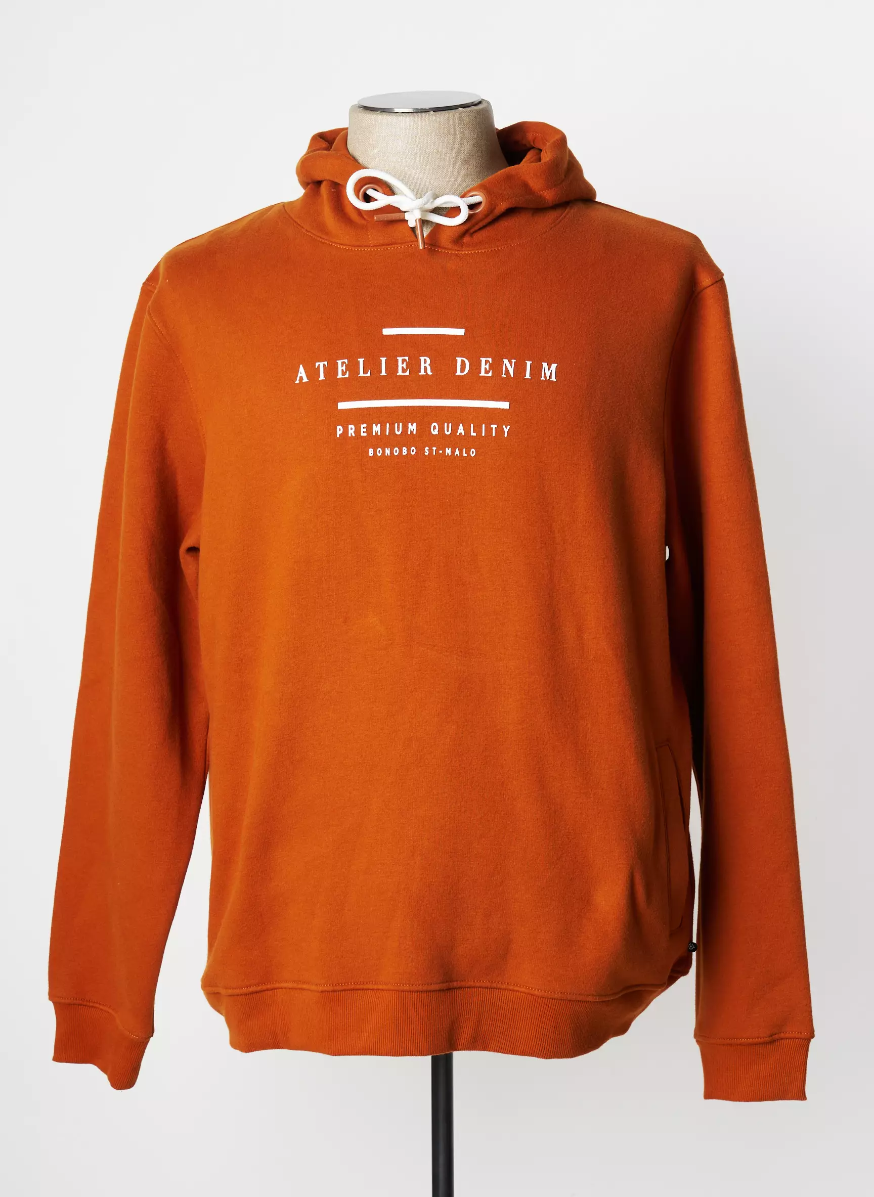 Bonobo Sweat Capuche Homme couleur marron