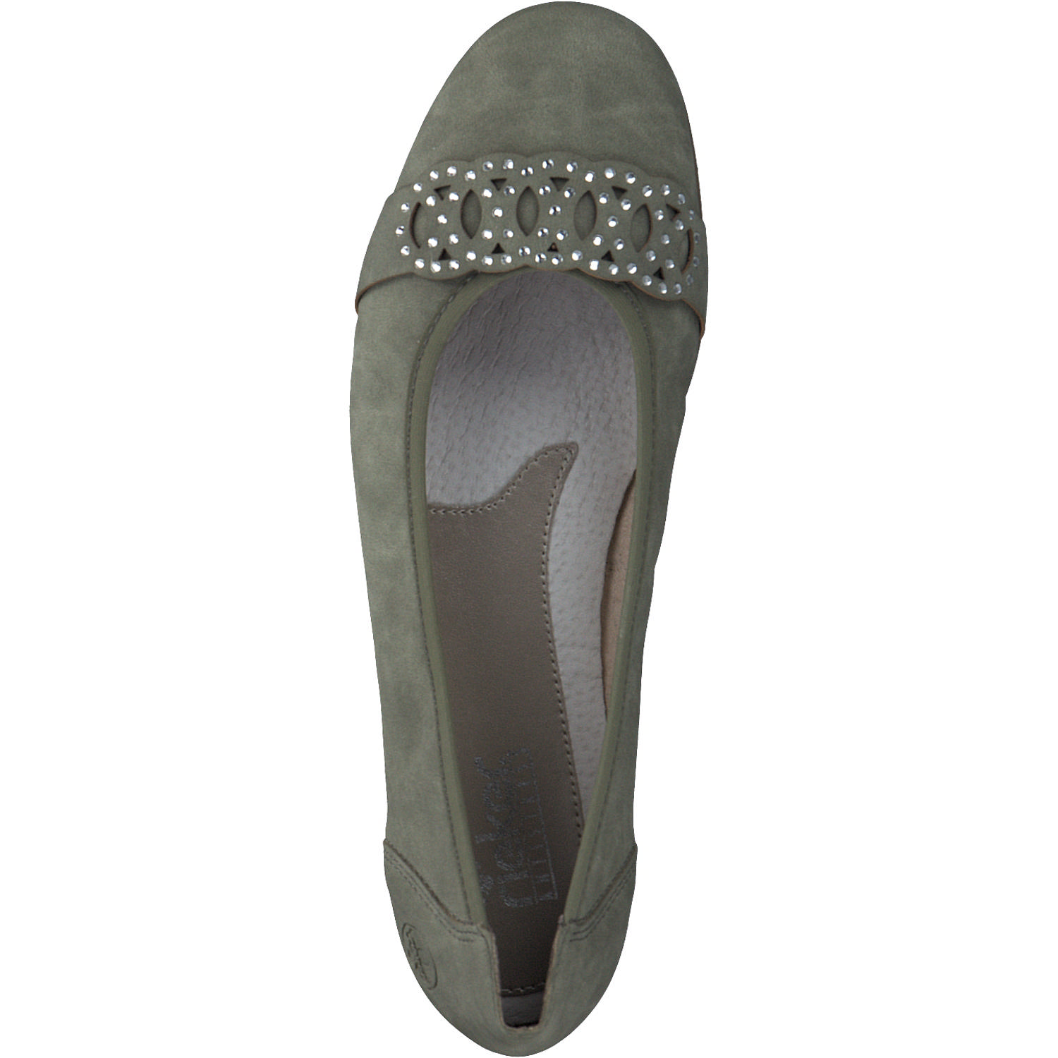 Rieker L9359, Ballerinas, Damen, schilf