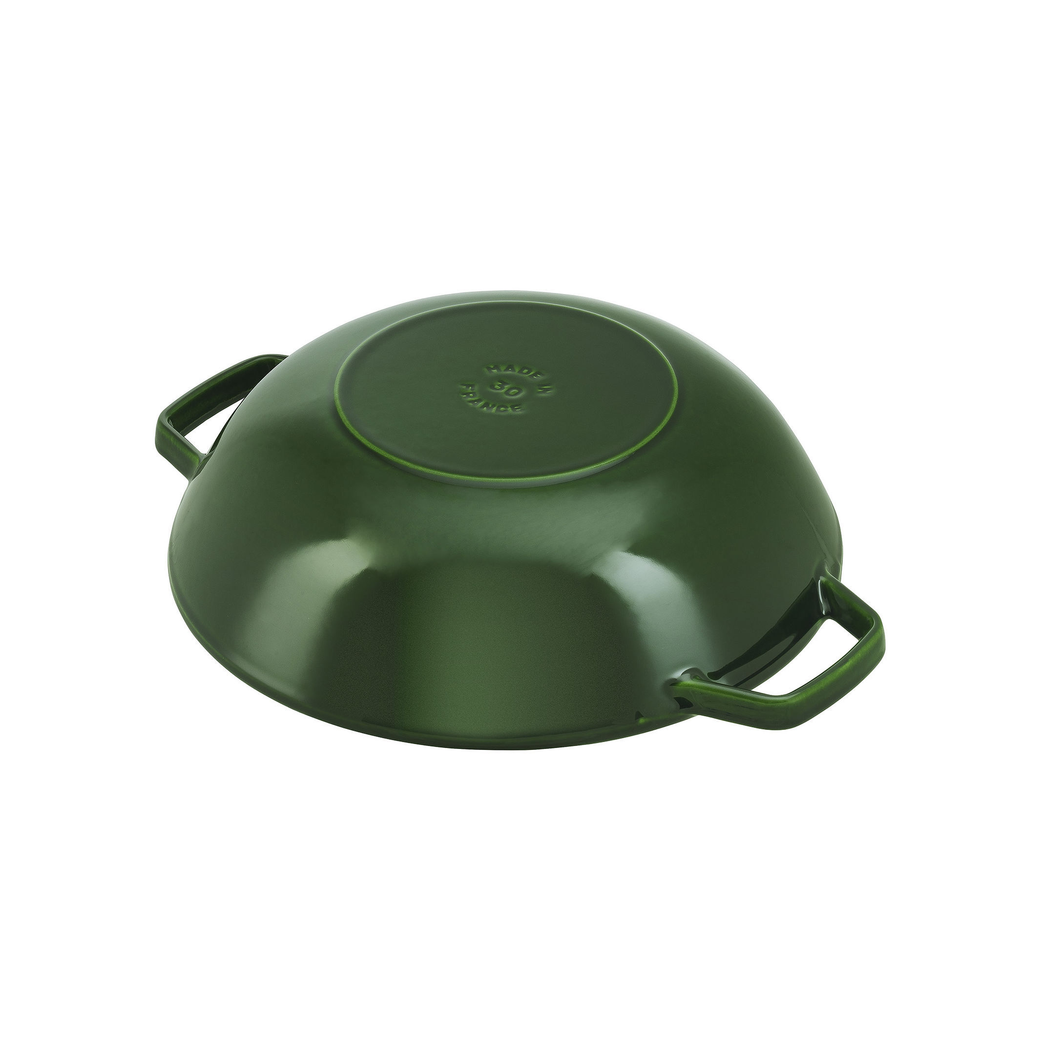 Wok mit Glasdeckel 30 cm, Gusseisen
