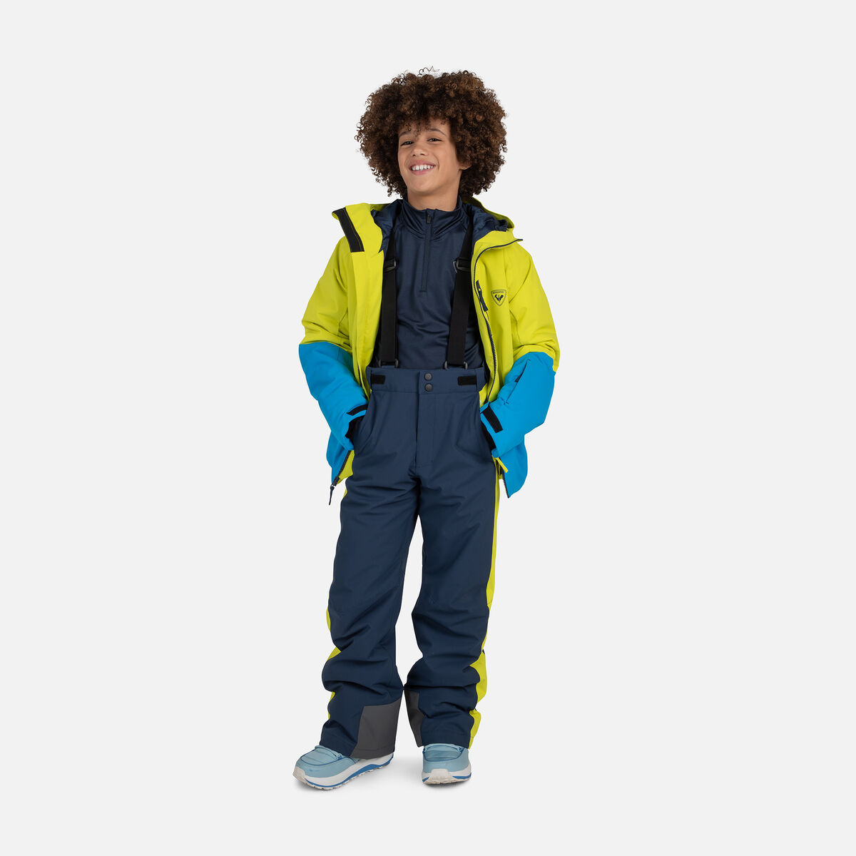 Jungs-Skihose mit Hosenträgern Velika