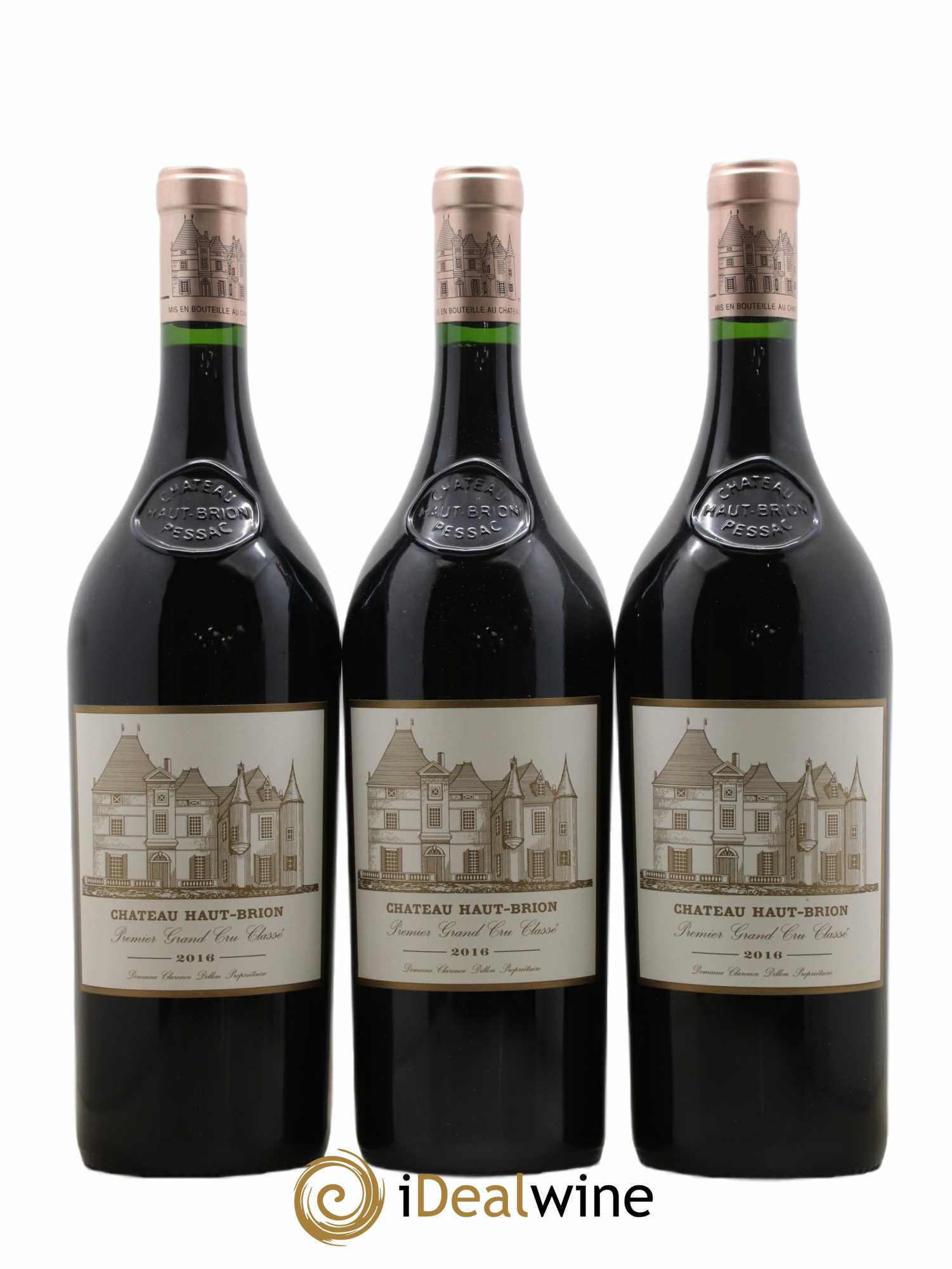 Château Haut Brion 1er Grand Cru Classé  2016 - Lot de 3 Magnums