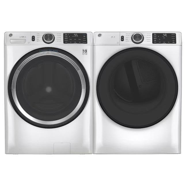 GE UltraFresh Vent System 4.8-cu ft Stackable Smart Front-Load Washer (White) ENERGY STAR