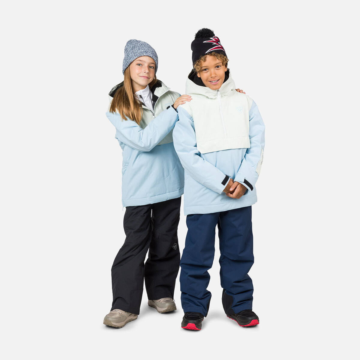 Bicolor Kinder-Skianorak