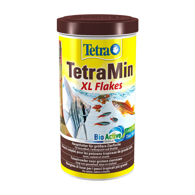 Tetra Hauptfutter Tetra Min XL Flakes Flockenfutter 1 l