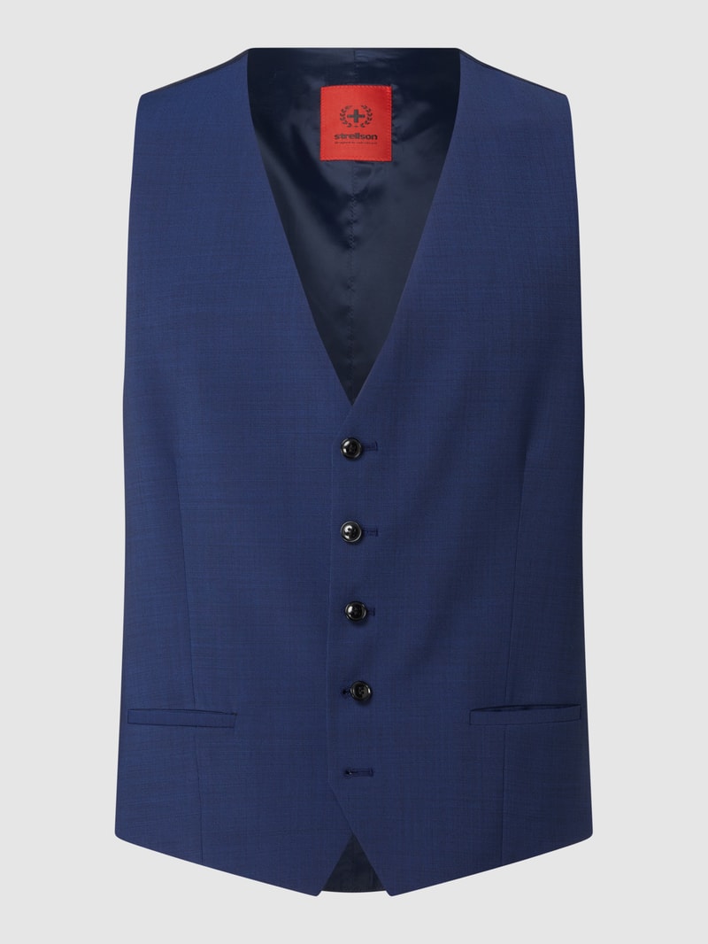 Weste mit Woll-Anteil Modell 'Ves' in royalblau