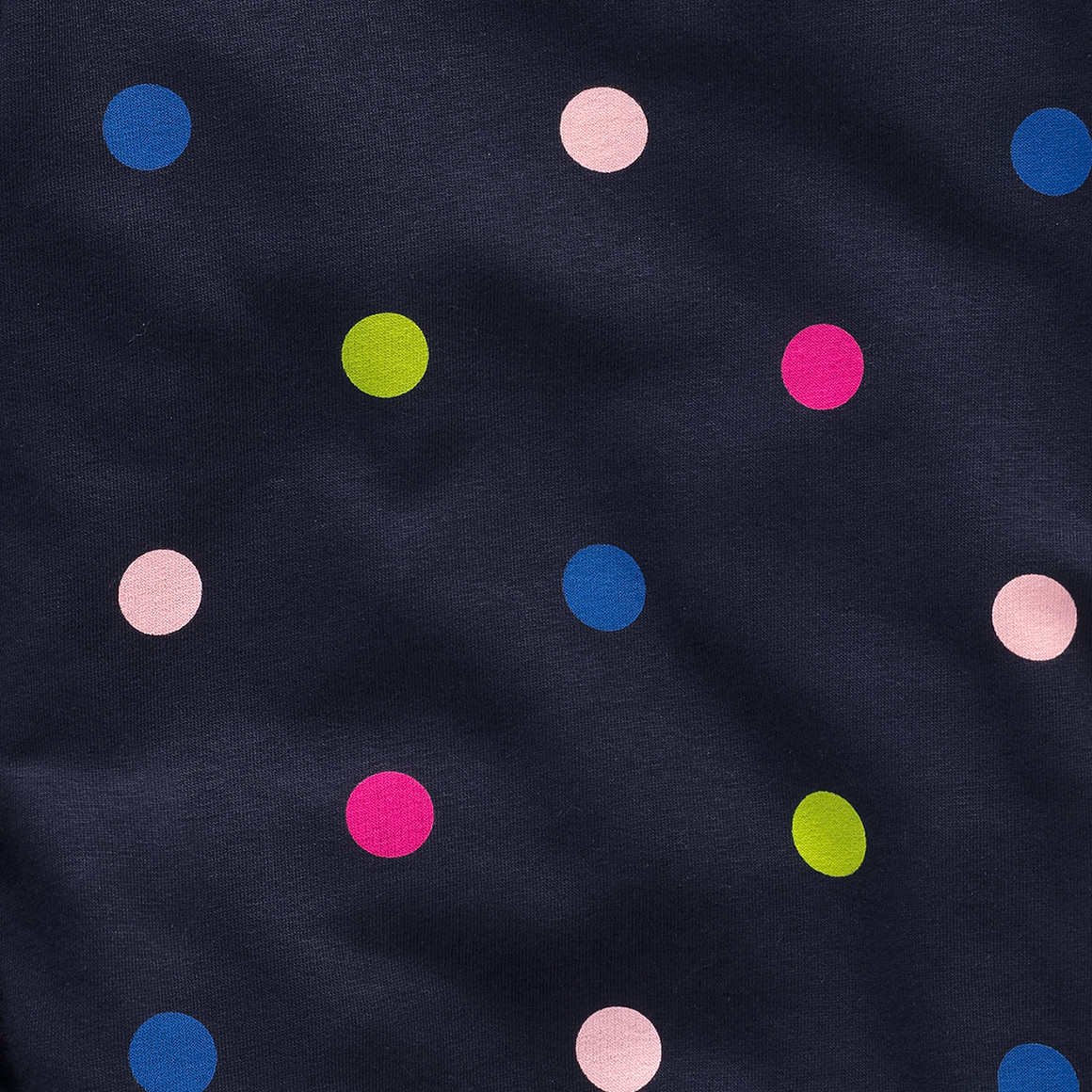 Mädchen Sweatshirt mit bunten Pünktchen