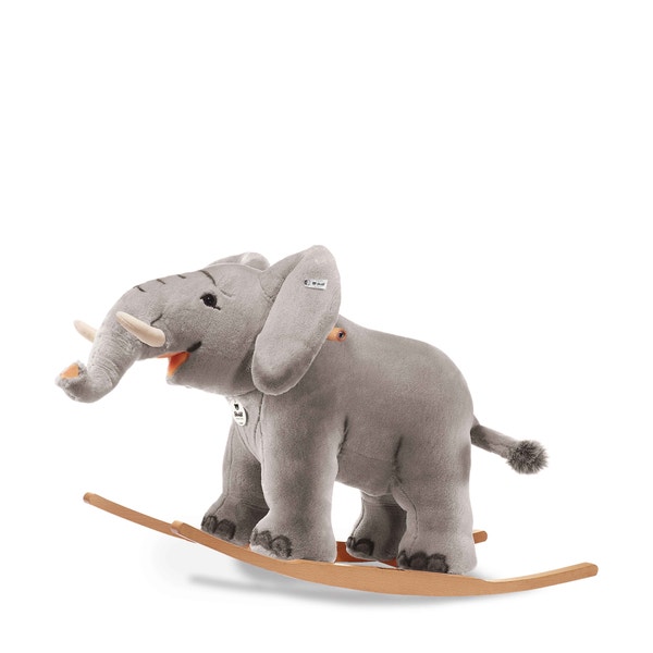 Schaukeltier Trampili Elefant, 70 cm, hellgrau