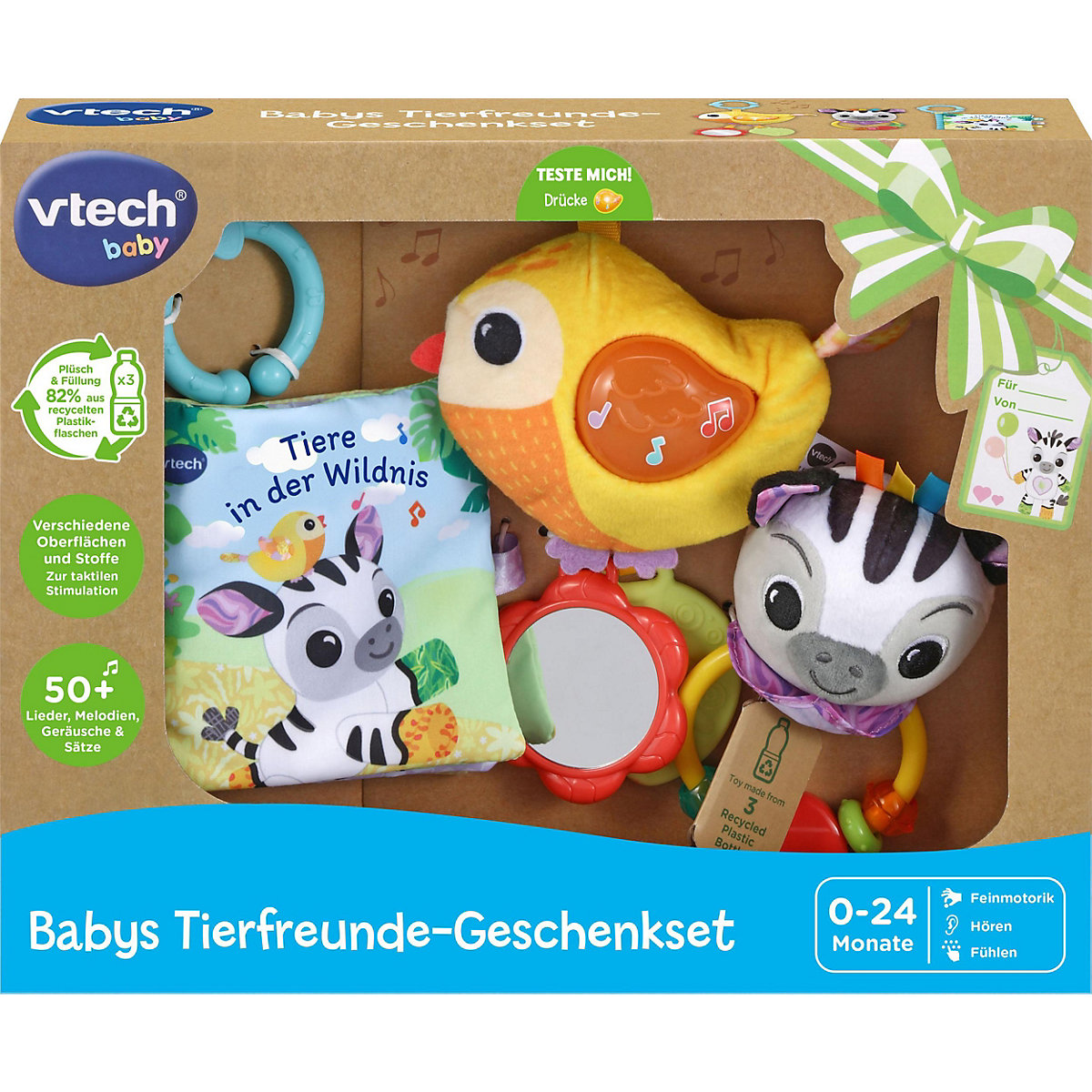 Babys Tierfreunde-Geschenkset