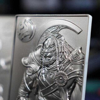 Magic the Gathering Metallbarren Ajani Goldmane Limited Edition (versilbert)