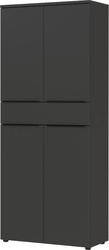 GERMANIA GW-Mailand Aktenschrank Spanplatte 3 810 x 400 x 1.970 mm Graphit