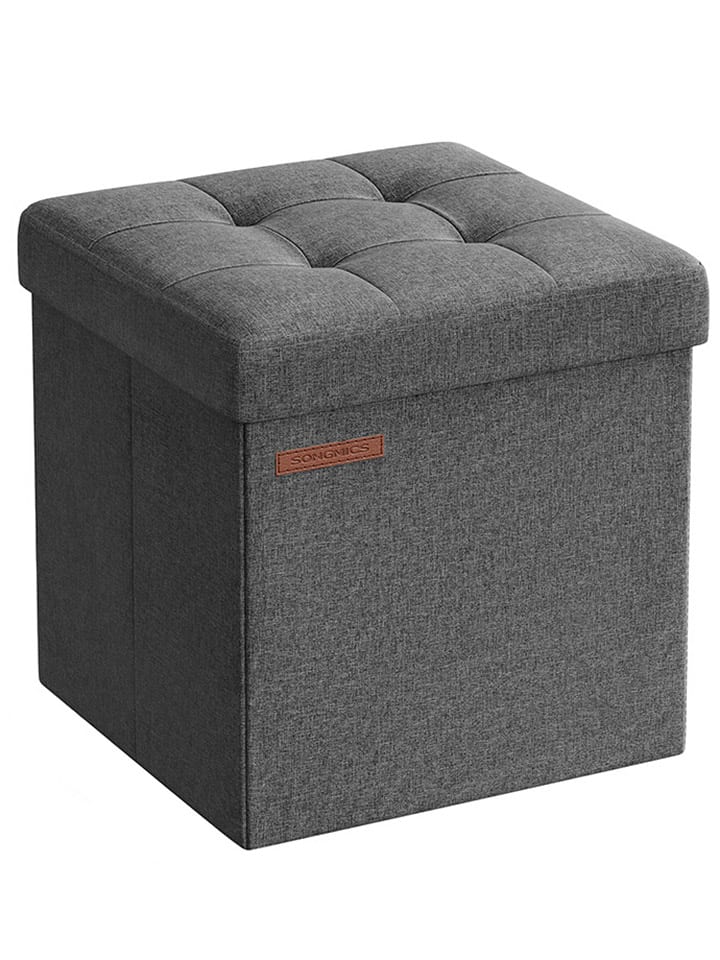 Songmics Aufbewahrungshocker in Grau - (B)30 x (H)30 x (T)30 cm günstig kaufen onesize