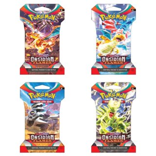 Pokémon - Scarlet & Violet 3 - Obsidian Flames Sleeved Booster (1) (EN)