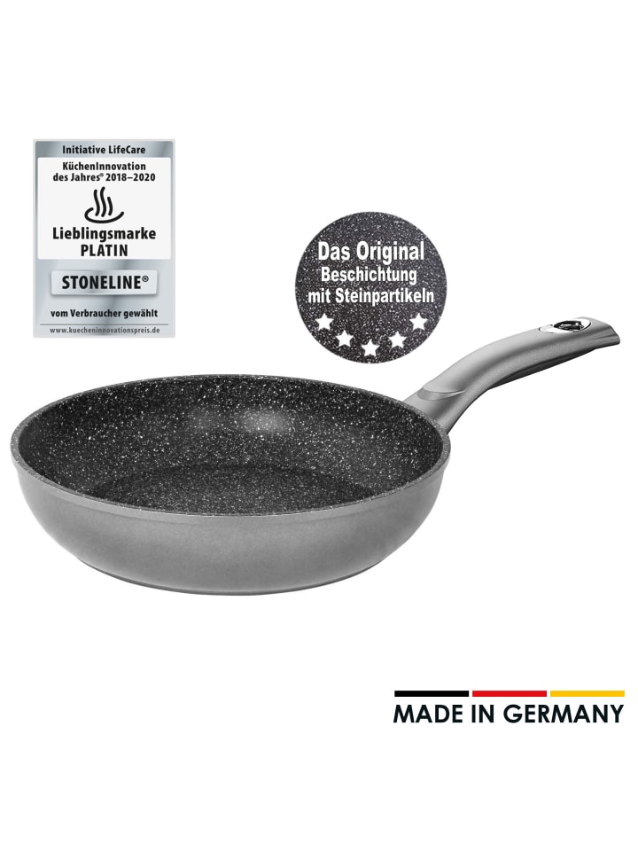 Stoneline Schmorpfanne | ohne Deckel in Anthrazit | 28cm günstig kaufen Ø 28 cm