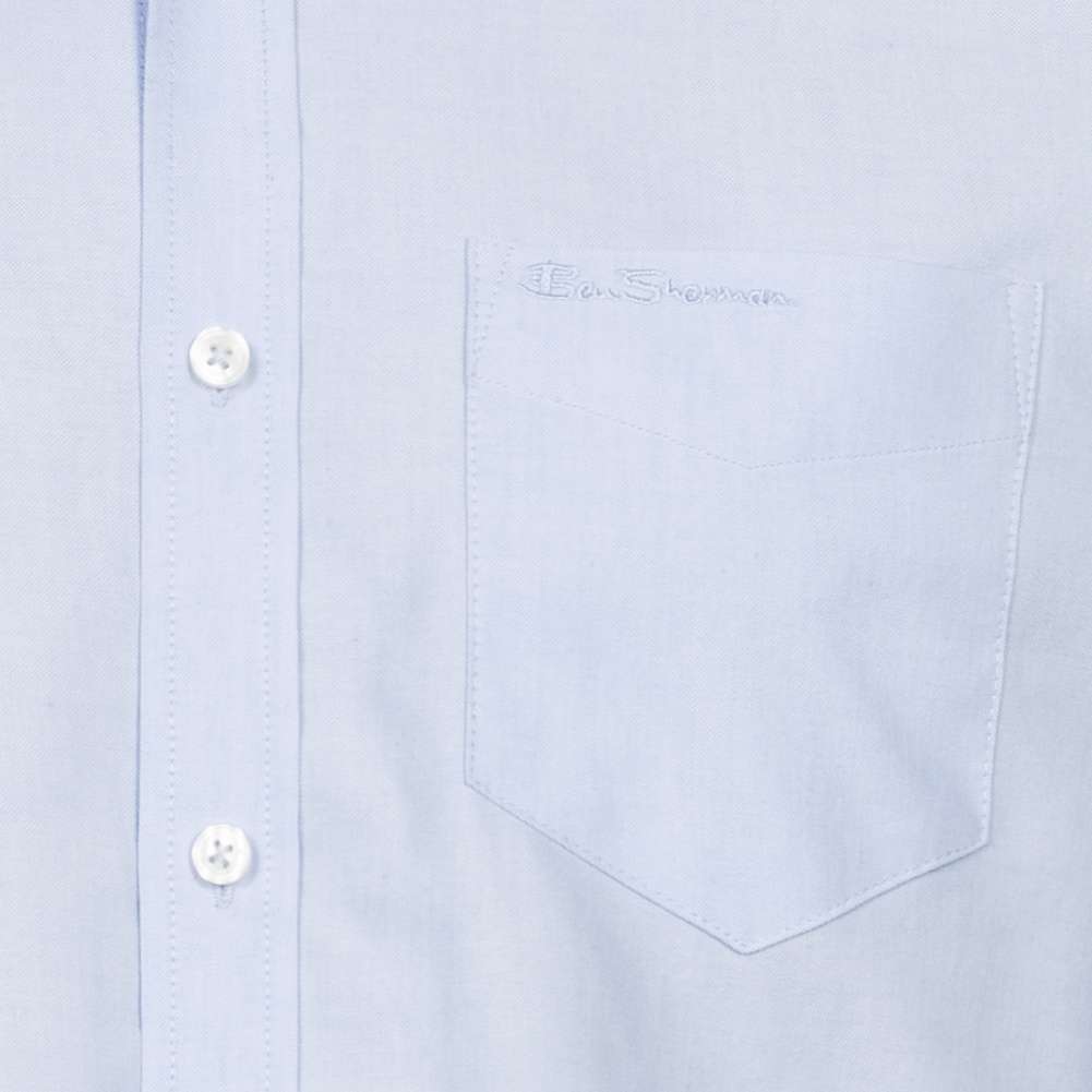BEN SHERMAN Oxford Herren Langarm Hemd 0076260-SKY
