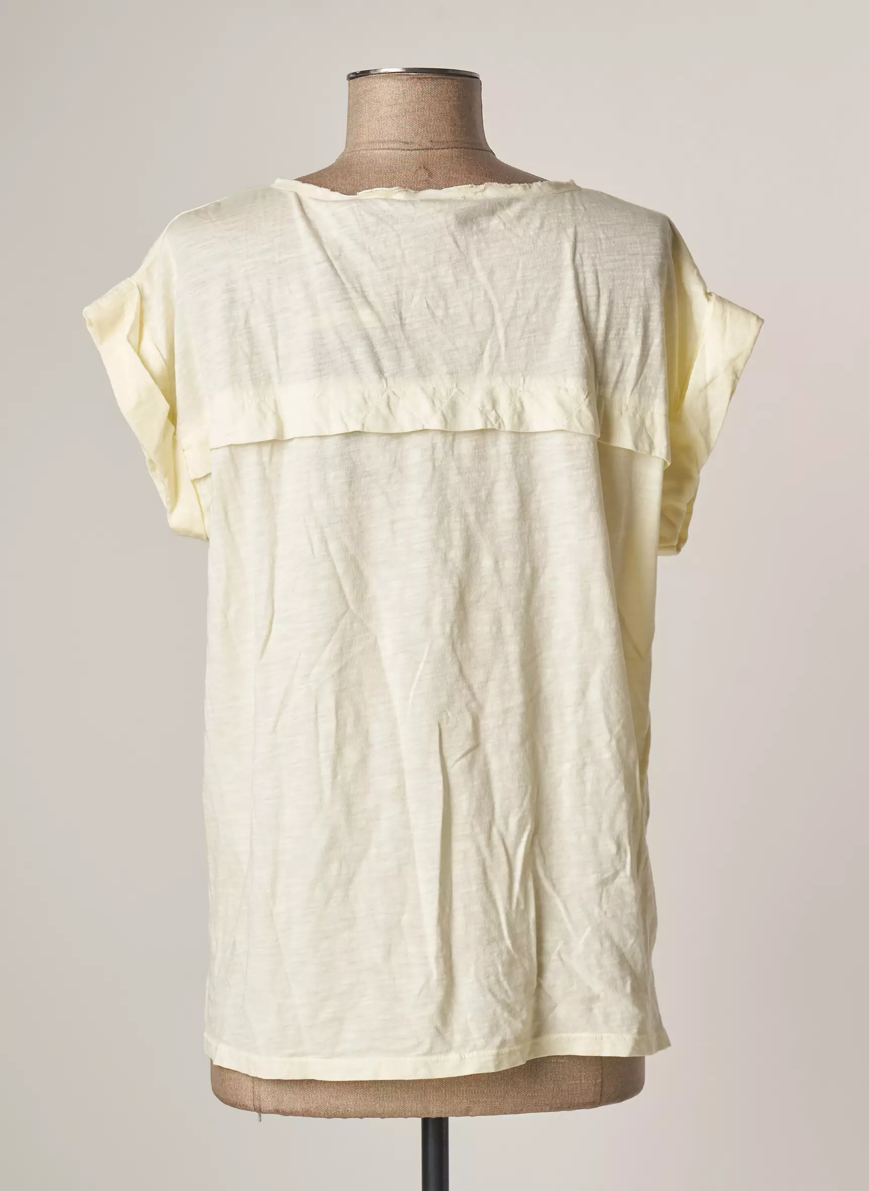 Scotch Soda Tshirts Femme couleur jaune