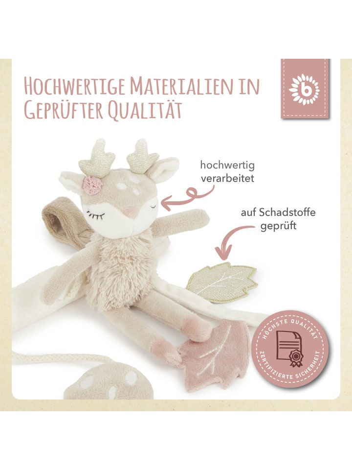 Bieco Spielwaren Kinderwagen Kette Design Reh - ab Geburt in Beige günstig kaufen onesize