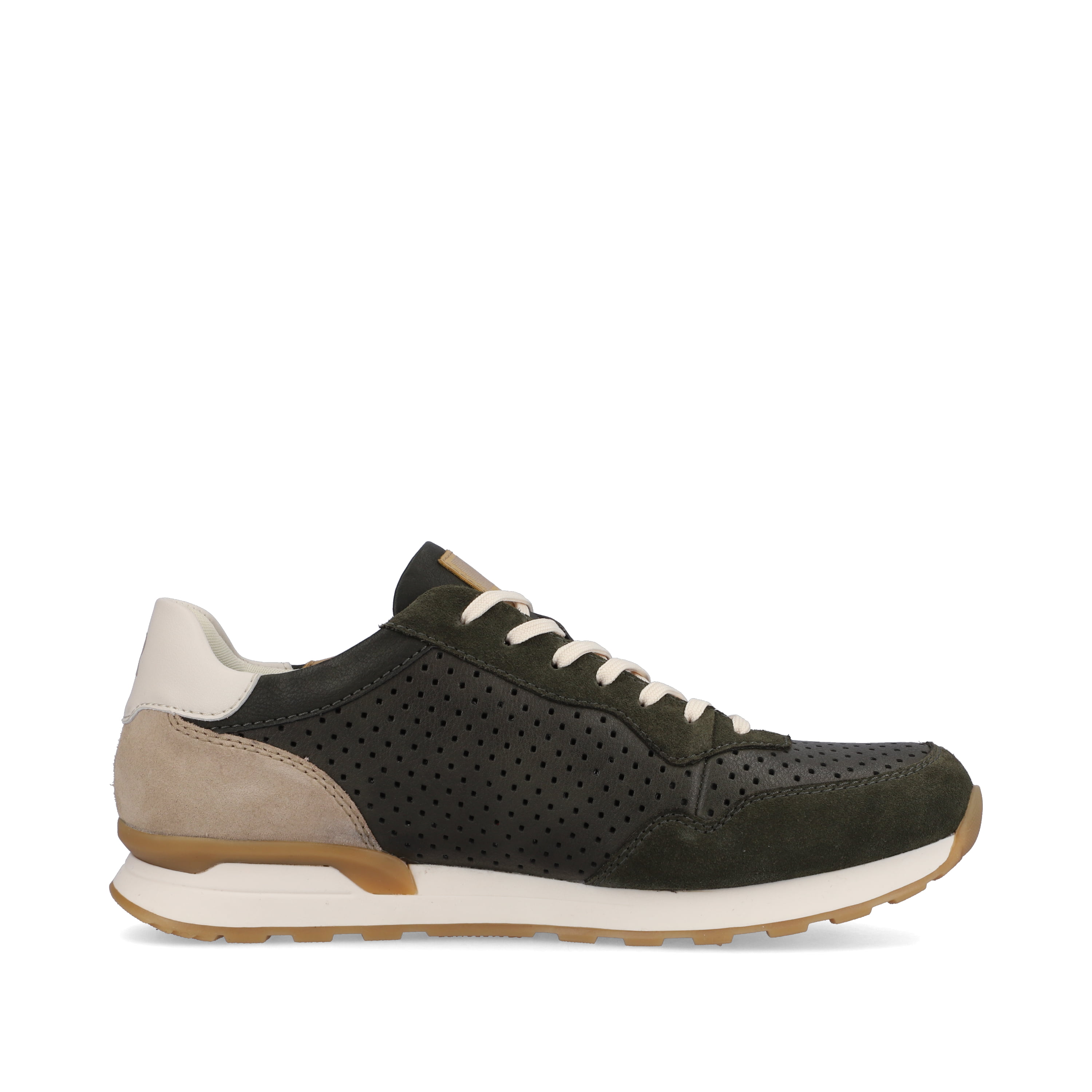 Rieker Herren Sneaker Low forest-green clay-beige