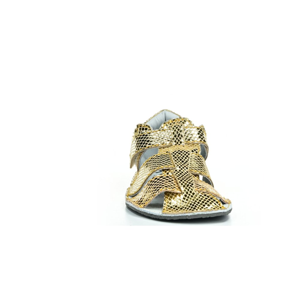 Ef Gold Glitter Barfußsandalen