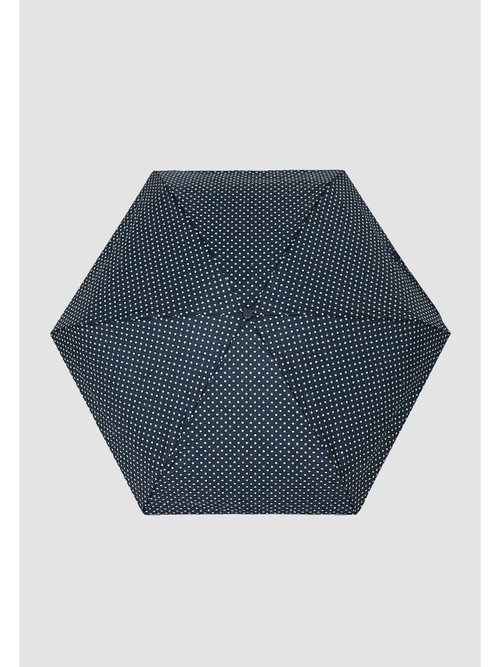 ANELY Kleiner Taschen Regenschirm Mini Ausführung Gepunktet in Navy günstig kaufen onesize