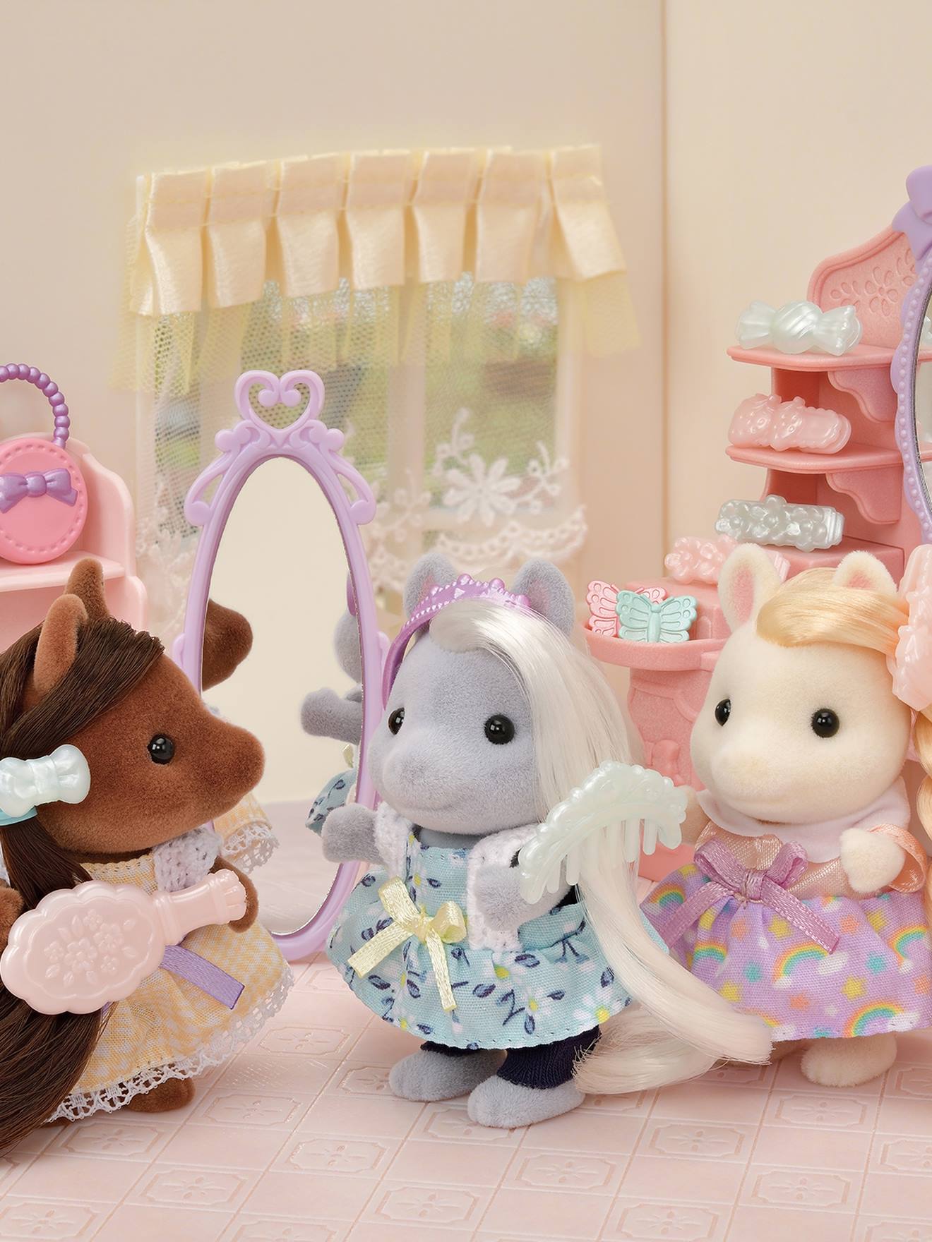 Les amies poney et leur kit de coiffure