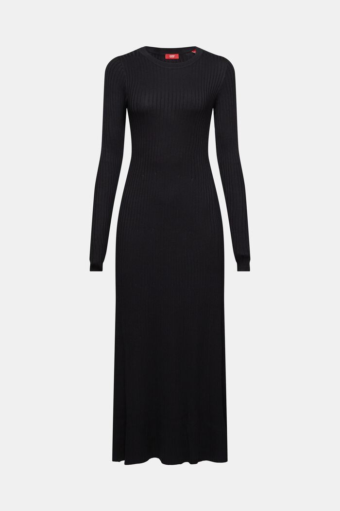 Maxikleid aus Rippstrick